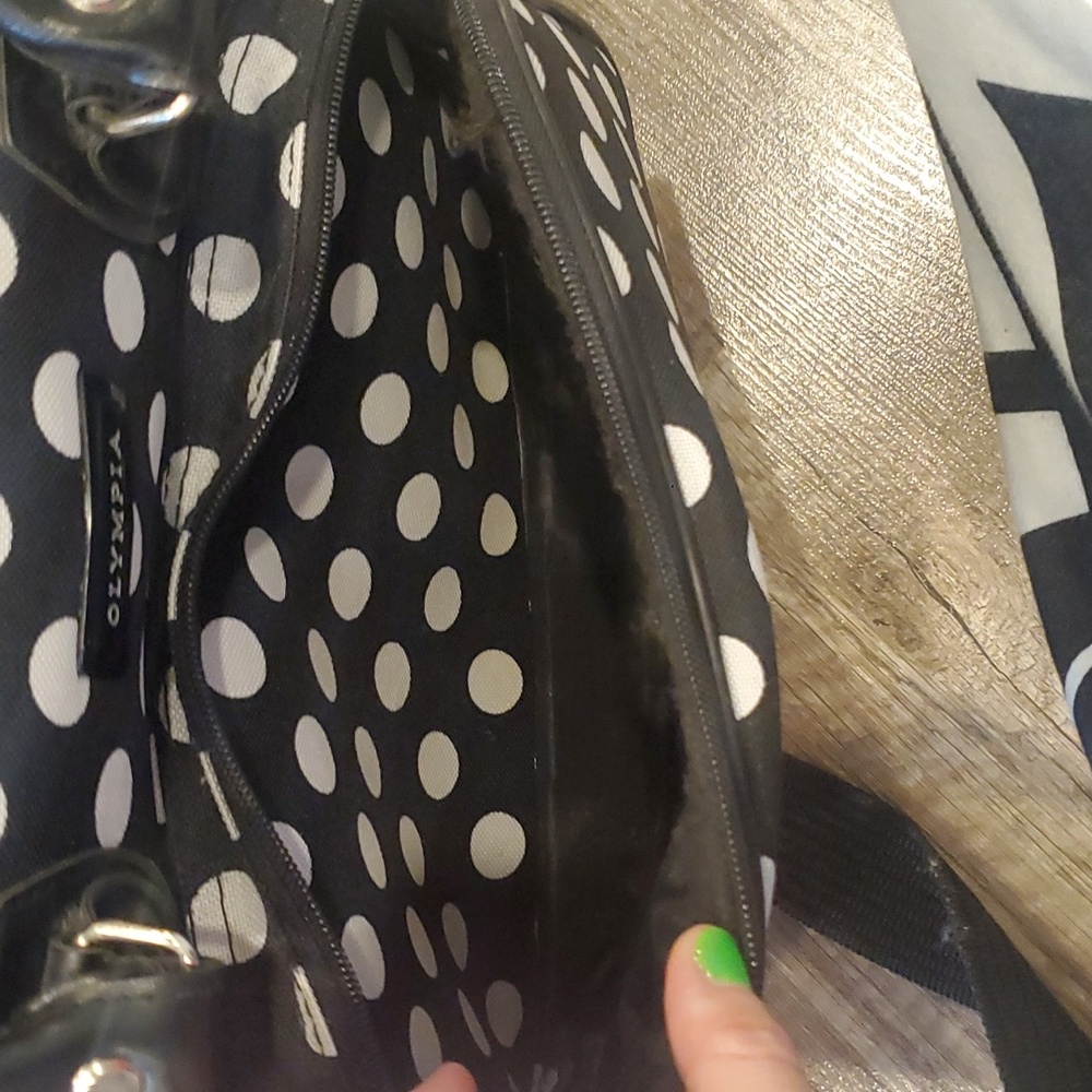 Olympia Polka Dot overnight bag - Picture 2 of 5